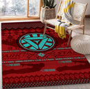 Iron Man Christmas Rug Carpet Rug Home Room Decor Nearkii