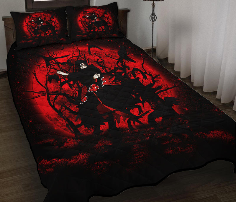 Itachi Moon Red Moonlight Quilt Bed Sets Nearkii