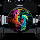 Summer Sea Wave Women Flip Flops Tropical Beach Sunset Sandals Jeep Car Spare Tire Covers Gift For Campers Nearkii