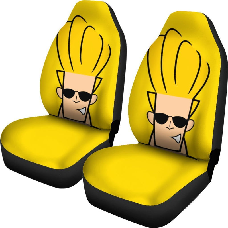 Johnny Bravo Premium Custom Car Seat Covers Decor Protector Nearkii
