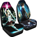 Kirito Asuna Car Premium Custom Car Seat Covers Decor Protectors 2 Nearkii