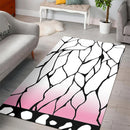 Kochou Shinobu Insect Pillar Butterfly Classic Pattern Demon Slayer Kimetsu No Yaiba Carpet Rug Home Room Decor Nearkii