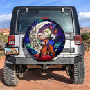 Krillin And Android 18 Dragon Ball Love You To The Moon Galaxy Car Spare Tire Covers Gift For Campers Nearkii