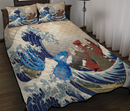 Kyogre Vs Groudon Pokemon The Great Wave Quilt Bed Sets