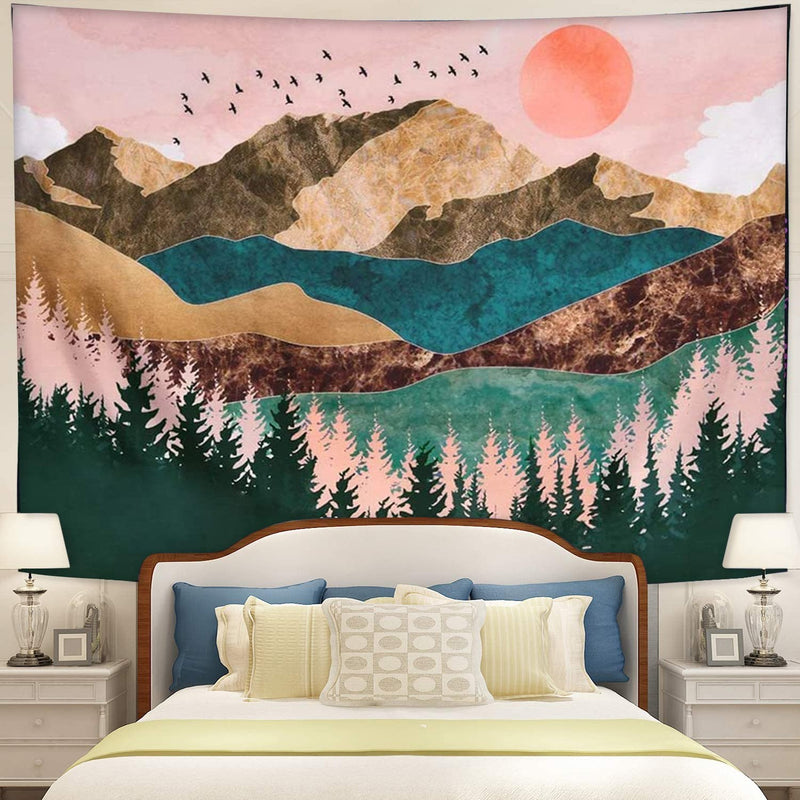 Mountains Landscape Art Tapestry Room Decor Nearkii