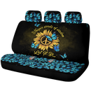 Let It Be Butterfly Car Back Seat Covers Decor Protectors Nearkii