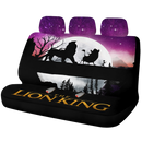 Lion King Moon Night Car Back Seat Covers Decor Protectors Nearkii