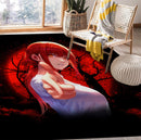 Makima Chainsaw Man 2 Moonlight Rug Carpet Rug Home Room Decor Nearkii
