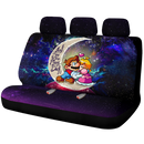 Mario Couple Love You To The Moon Galaxy Premium Custom Car Back Seat Covers Decor Protectors Nearkii