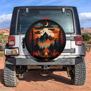 Mountains Camping 2 Car Spare Tire Covers Gift For Campers Nearkii