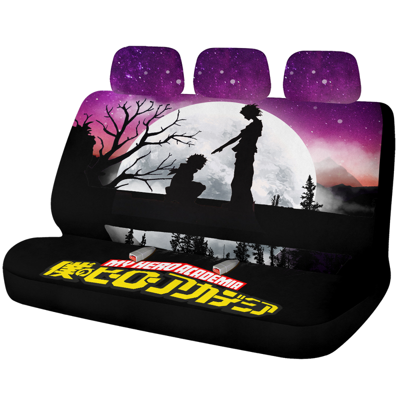 My Hero Academia Moon Night Car Back Seat Covers Decor Protectors Nearkii