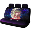 Nezuko Demon Slayer Love You To The Moon Galaxy Premium Custom Car Back Seat Covers Decor Protectors Nearkii