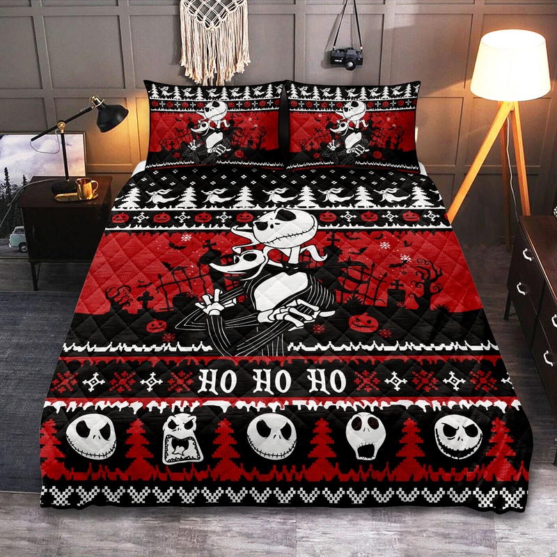 Nightmare Before Christmas Red Quilt Bed Sets Nearkii