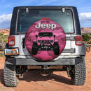 Pink Jeep Camouflage Car Spare Tire Covers Gift For Campers Nearkii