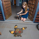 Umbreon Eevee Evolution Pokemon Custom Shape Rubber Doormat Home Decor