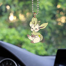 Cute Pokemon Leafeon Eeveelution Car Ornament Custom Car Accessories Decorations