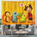 Pokemon Wallking Tapestry Room Decor Nearkii