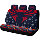 Red Spider Man Christmas Car Back Seat Covers Decor Protectors Nearkii