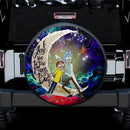 Rick And Morty Love You To The Moon Galaxy Car Spare Tire Covers Gift For Campers Nearkii