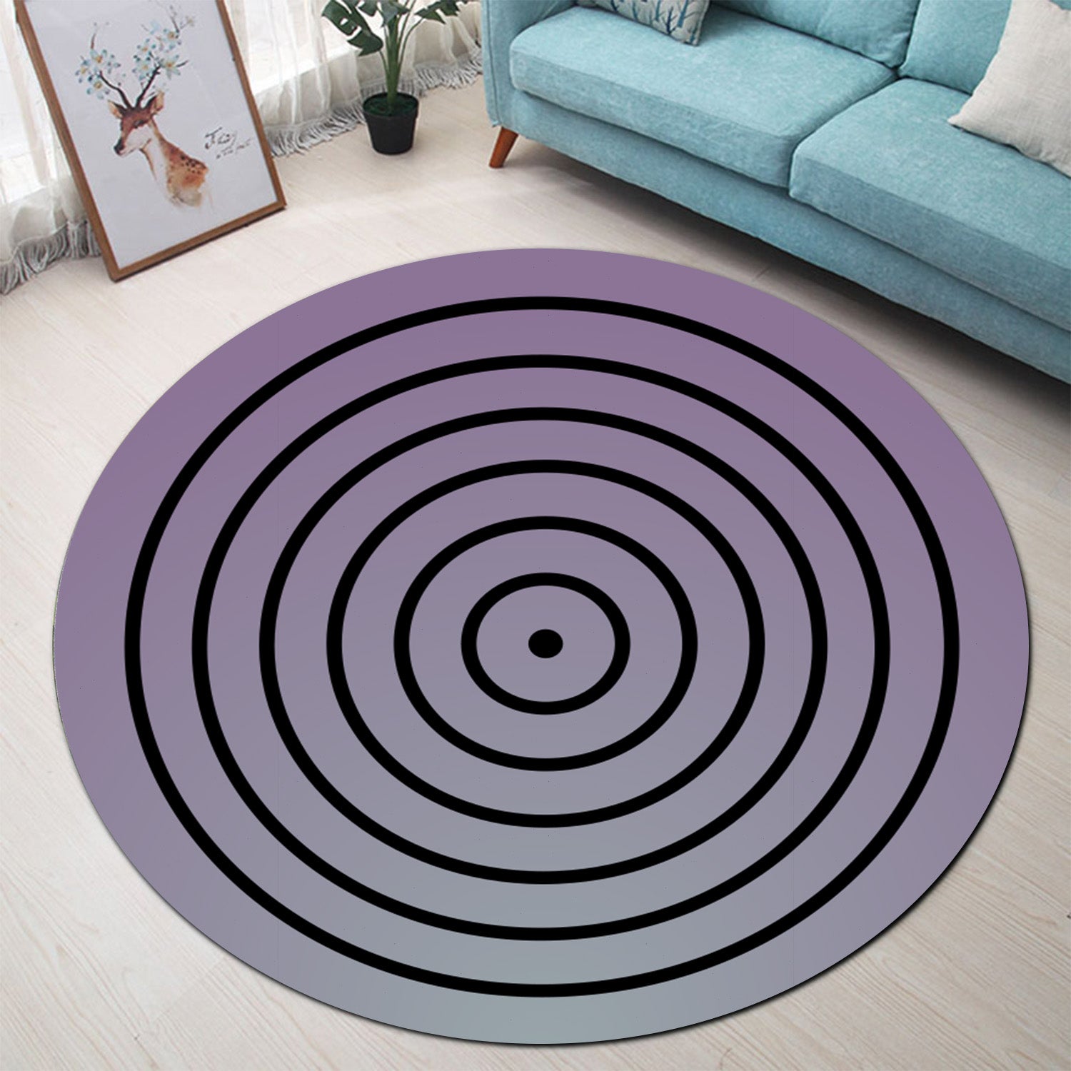 Rinnegan Round Rug