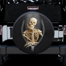 Skull Funny Zipper Car Spare Tire Covers Gift For Campers Nearkii