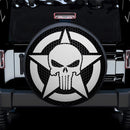 Skull Star Symbol Car Spare Tire Covers Gift For Campers Nearkii