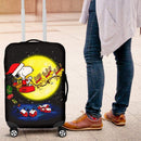 Snoopy Christmas Luggage Cover Suitcase Protector Nearkii