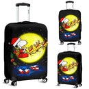 Snoopy Christmas Luggage Cover Suitcase Protector Nearkii