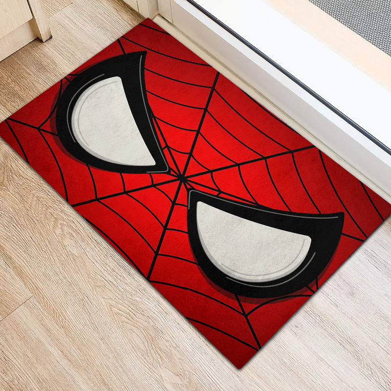 Spider Man Eyes Christmas Doormat Home Decor Nearkii