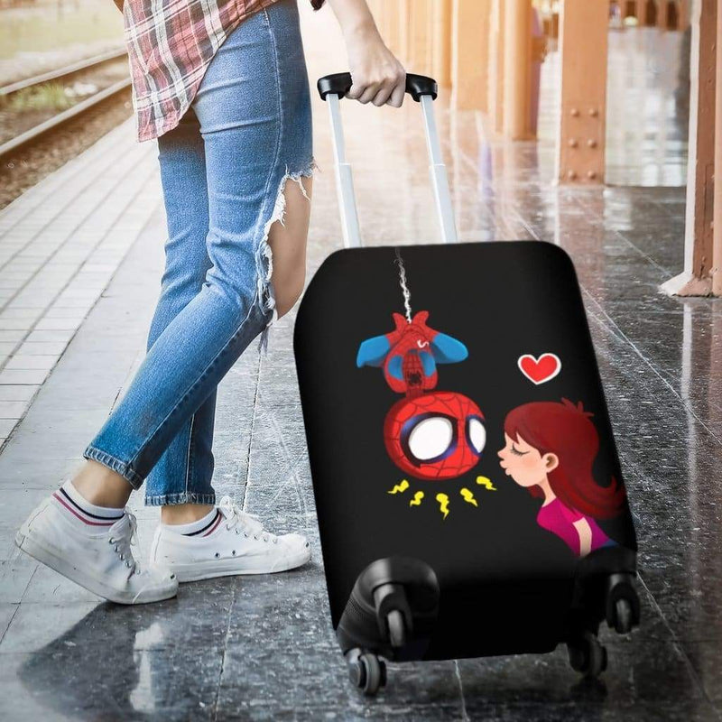 Spiderman Love Luggage Cover Suitcase Protector Nearkii