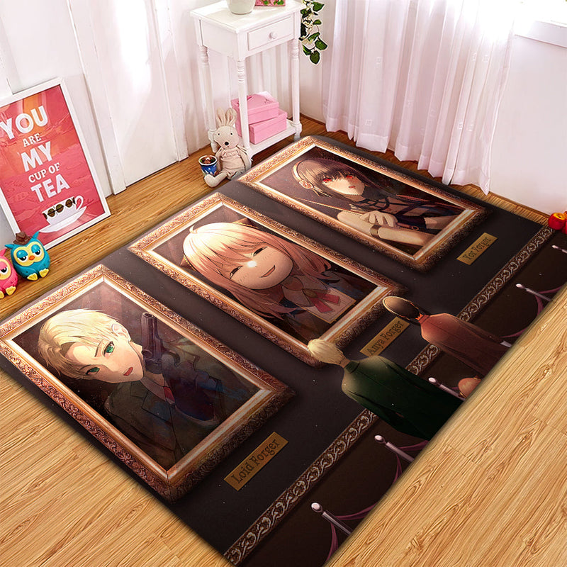 Yor Forger Anya Forger Spy x Family 1 Rug Carpet Rug Home Room Decor Nearkii