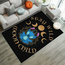Stay Wild Moon Child Stitch Rug Carpet Rug Home Room Decor Nearkii