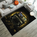 Stitch And Baby Yoda Ride Jeep Funny Anime Moonlight Rug Carpet Rug Home Room Decor Nearkii