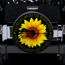 Sunflower Guitar Jeep Car Spare Tire Cover