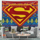 Superman Christmas Tapestry Room Decor Nearkii