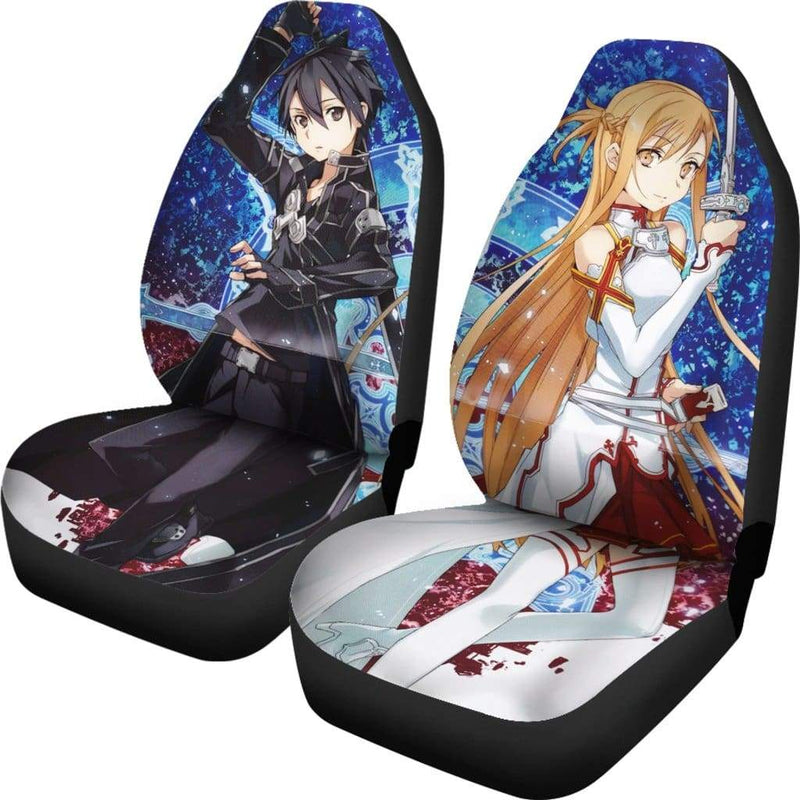Sword Art Online Car Premium Custom Car Seat Covers Decor Protectors Nearkii