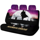 The Mandalorian And Baby Yoda Moon Night Car Back Seat Covers Decor Protectors Nearkii
