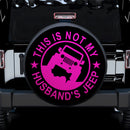 This Is Not My Husband Jeep Pink Car Spare Tire Covers Gift For Campers Nearkii