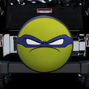 TMNT Ninja Turtle Eyes Purple Jeep Car Spare Tire Covers Gift For Campers Nearkii