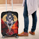 Uchiha Itachi Akatsuki Naruto Darkness Hippie Galaxy Zipper Luggage Cover Suitcase Protector Nearkii