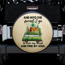 Van Forest Green Hippie Car Spare Tire Covers Gift For Campers Nearkii