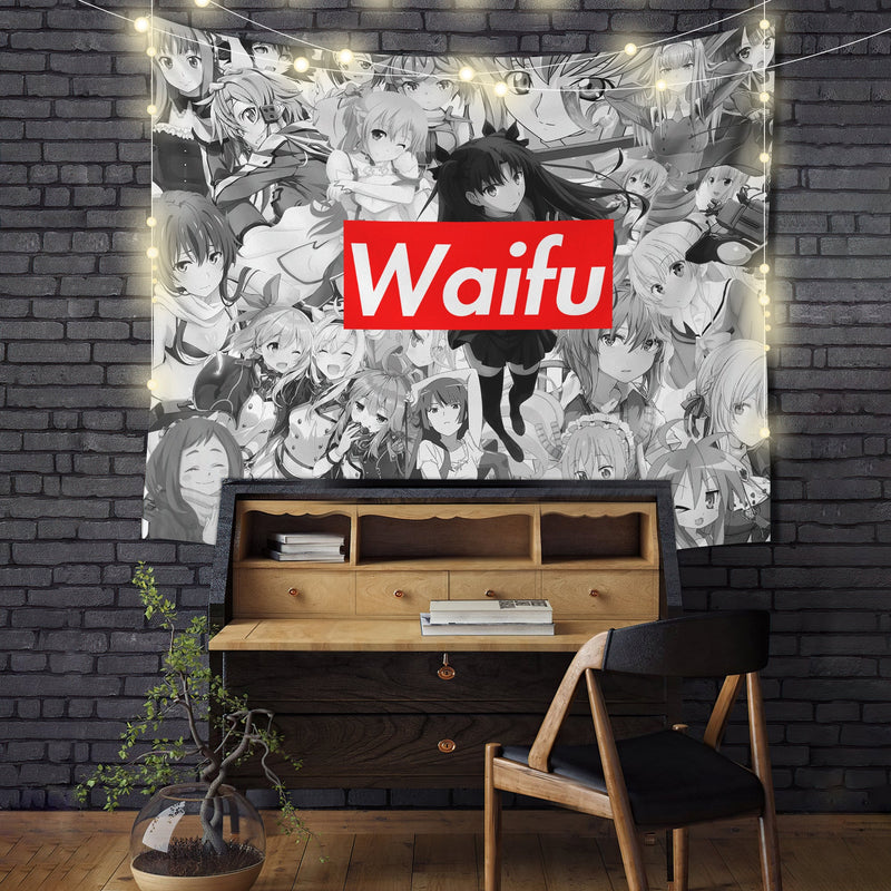 Waifu Tapestry Room Decor Nearkii