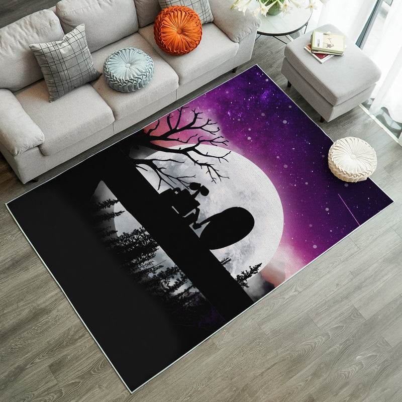 Wall E Moon Night Rug Carpet Rug Home Room Decor Nearkii