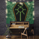 Warhammer 40k Christmas Green Tapestry Room Decor Nearkii