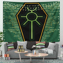 Warhammer 40k Christmas Green Tapestry Room Decor Nearkii