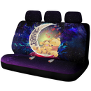 Winnie The Pooh Love You To The Moon Galaxy Premium Custom Car Back Seat Covers Decor Protectors Nearkii