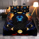 Wolf Galaxy Quilt Bed Sets Nearkii