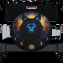 Wolf Galaxy Spare Tire Cover Gift For Campers Nearkii