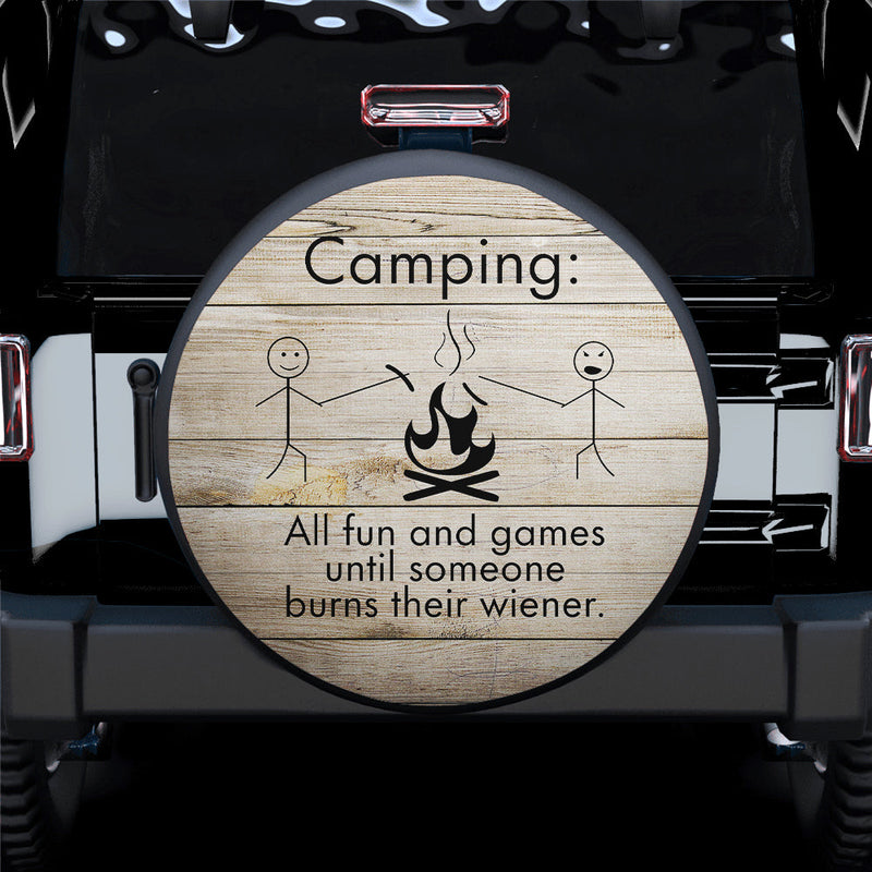 All Fun And Games Until Car Spare Tire Cover Gift For Campers Nearkii