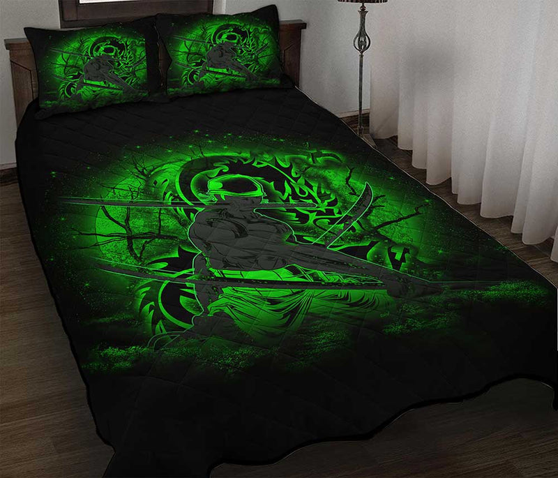 Zoro One Piece Moonlight Quilt Bed Sets Nearkii